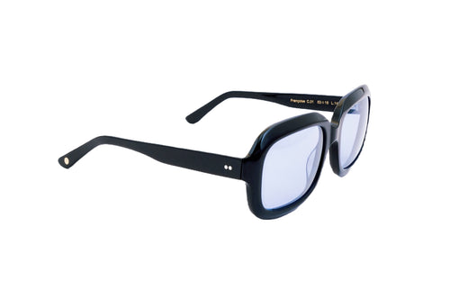 Berenford Françoise Riviera Blue: handmade Italian sunglasses, side view